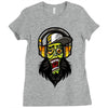 zombi hop hop Ladies Fitted T-Shirt