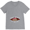 April Peeking Out Baby Girl V-Neck Tee