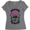 I Have a Pretty Wife I Also Have a Gun a Shovel and an Alibi Women's Triblend Scoop T-shirt