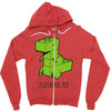 legosaurus rex Zipper Hoodie