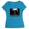 darth vader sith happens ideal birthday present or gift Women's Triblend Scoop T-shirt