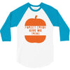 halloween forget candy give me tacos pumpkin 3/4 Sleeve Shirt
