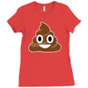 pile of poo Ladies Fitted T-Shirt