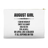 Super August Girl Accessory Pouches