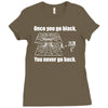 black hole Ladies Fitted T-Shirt
