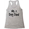 number one dog dad Racerback Tank