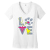 love teal best trending Women's V-Neck T-Shirt