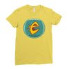 angry goldfish cartoon Ladies Fitted T-Shirt