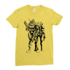 cable and deadpool Ladies Fitted T-Shirt