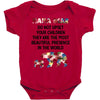 mama bear message Baby Bodysuit