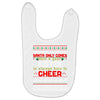 Santa Only Comes Once A Year Sister Is Always Here To Cheer Baby Bibs