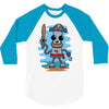 pirate ned 3/4 Sleeve Shirt