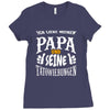 papa   tatowierungen Ladies Fitted T-Shirt