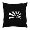rising sun stormtrooper star wars Throw Pillow