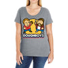 doughboys logo Ladies Curvy T-Shirt