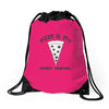 pizza is my spirit animal Drawstring Bags