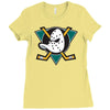mighty ducks of anaheim Ladies Fitted T-Shirt
