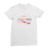 rainbow road Ladies Fitted T-Shirt