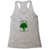 one cheer for broccoli Racerback Tank