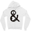 peace and love tshirt party heart tee no war stoner hippie sign ladies Zipper Hoodie