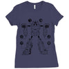assemble megazord Ladies Fitted T-Shirt
