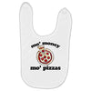 mo money mo pizzas Baby Bibs