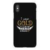 I Wear Gold For My Hero In Haven iPhoneX