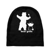 bear grills bbq funny Baby Beanies