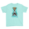 pizza shark graphic Youth Tee