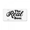 The Real Boss License Plate