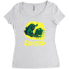 goodzilla Women's Triblend Scoop T-shirt