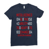adapt or die encoded (white) Ladies Fitted T-Shirt