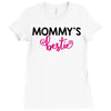 mommy's bestie Ladies Fitted T-Shirt
