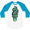 tentacle ice 3/4 Sleeve Shirt