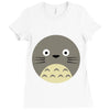 totoro Ladies Fitted T-Shirt