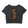 helix of heroes funny retro sci fi superhero symbol cool logo Crop Top