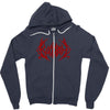 bloodbath logo Zipper Hoodie