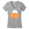 sleepy sushi Women's V-Neck T-Shirt
