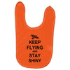 keep flying and stay shiny t shirt serenity firefly calm carry tee bro Baby Bibs