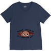 February Peeking Out Asian Baby Boy V-Neck Tee