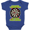 funny darts i'm never wearing, ideal gift or birthday present. Baby Bodysuit