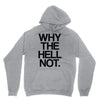 why the hell not Hoodie