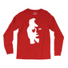 sax player lady face optical illusion Long Sleeve Shirts