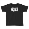 vegans rule Toddler T-shirt