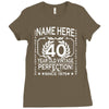 40th birthday Ladies Fitted T-Shirt