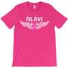 angel wing believe breast cancer T-Shirt