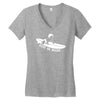 baby an board Women's V-Neck T-Shirt