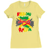 rasta nation, the reggae and dancehall Ladies Fitted T-Shirt