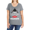 [granma name]proud grandma graduate 2018. Ladies Curvy T-Shirt
