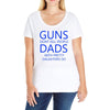 guns dont kill people dads with pretty daughters do Ladies Curvy T-Shirt